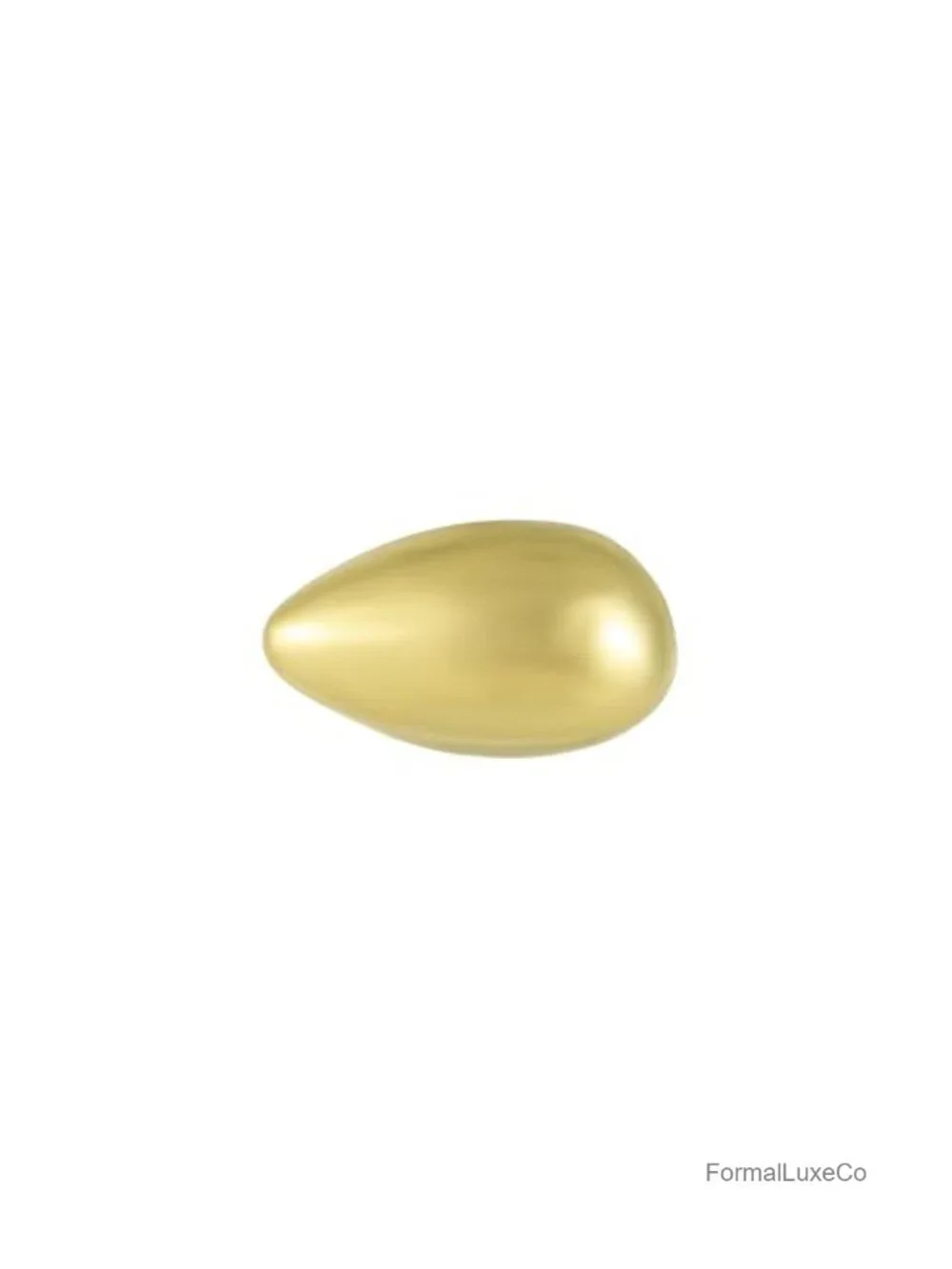 Chunky Teardrop Brooch Vintage Geometric Waterdrop Lapel Pin for Women